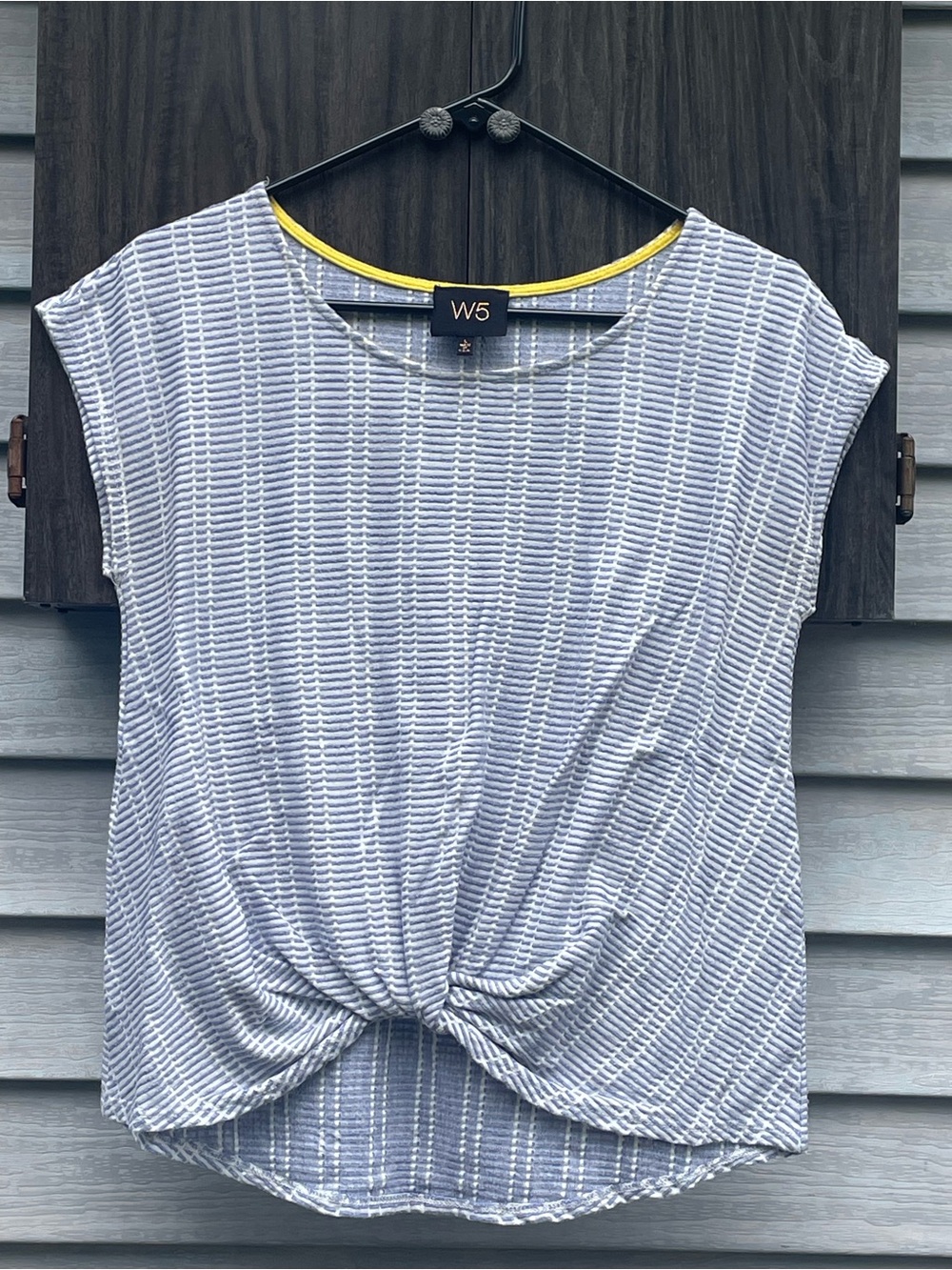 W5 SS Blue/White Twist Front Large